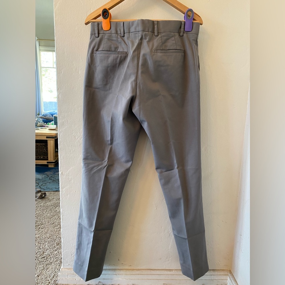 DSTLD Sateen Stretch Chino - Grey - 32-30 - BRAND NEW